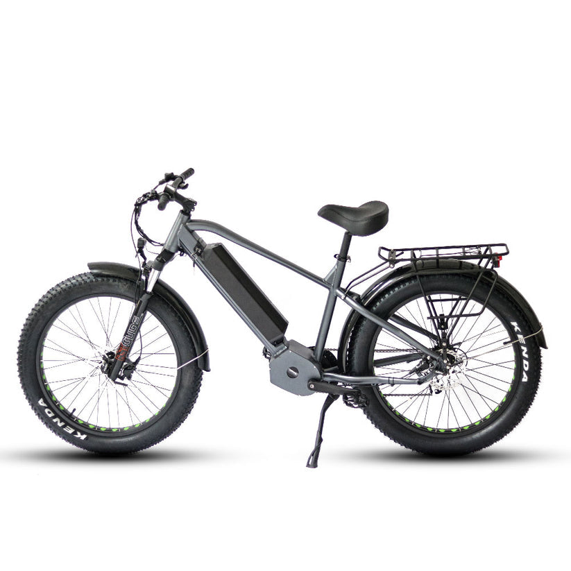 Eunorau 48V 1000W FAT-HD All Terrain E-MTB Fat Tyre Electric Mountain Bike - 26X4 Wheel Set