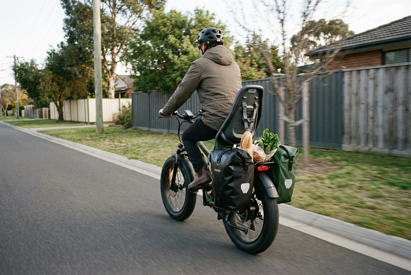 Turning Your Fat Tyre E-Bike Into a Family Wagon: Racks, Kids & Realities