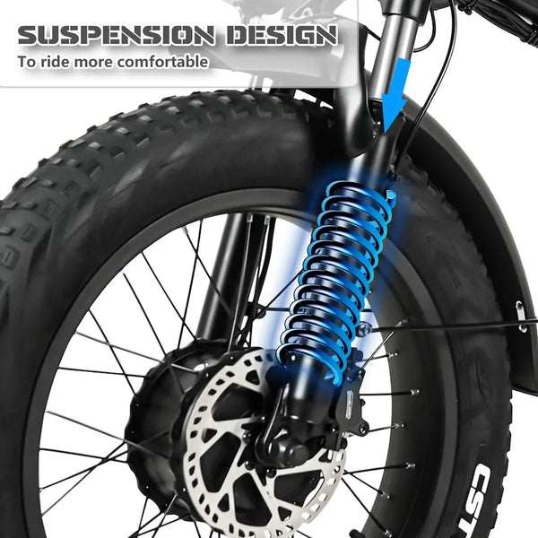 Front Fork Suspension For Mamba Electric Bike