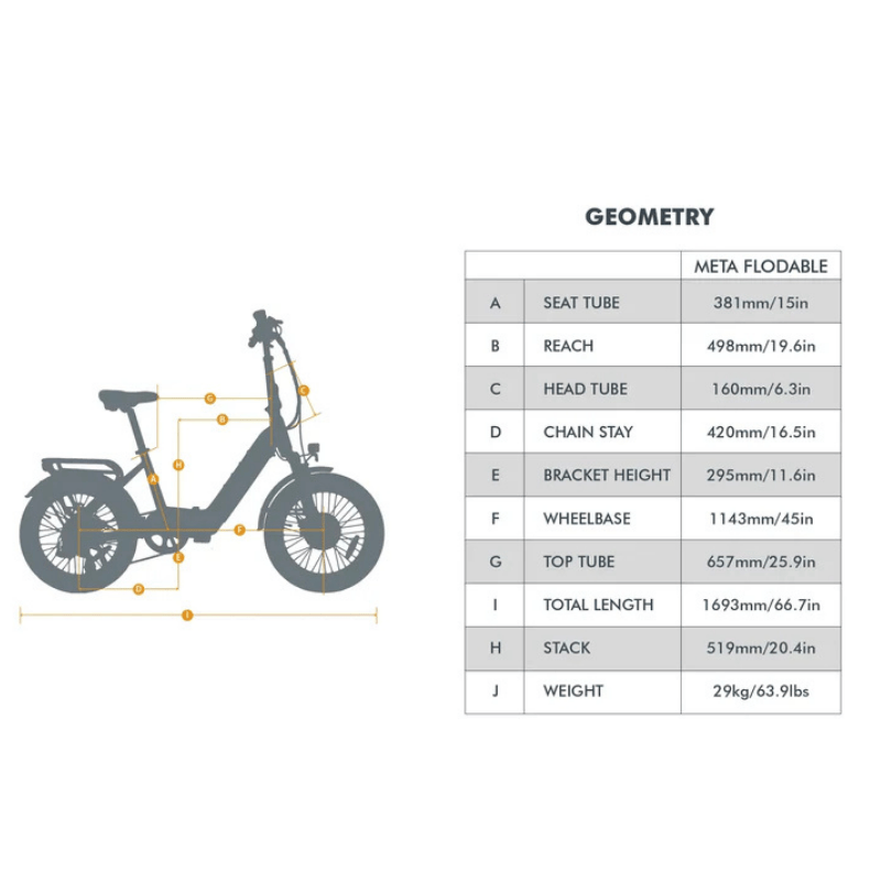 META Foldable Ebike